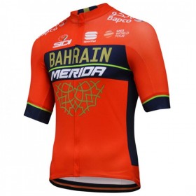 Maillot vélo 2018 Bahrain Merida N001